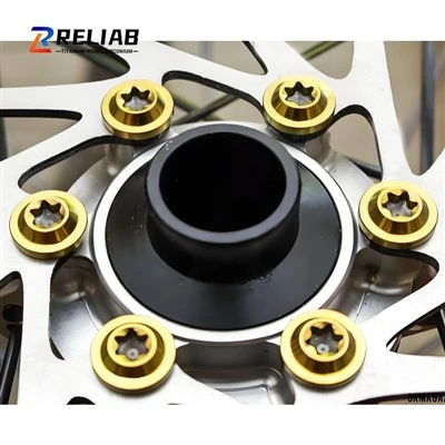 Anodized Titanium Bolts M6 M8